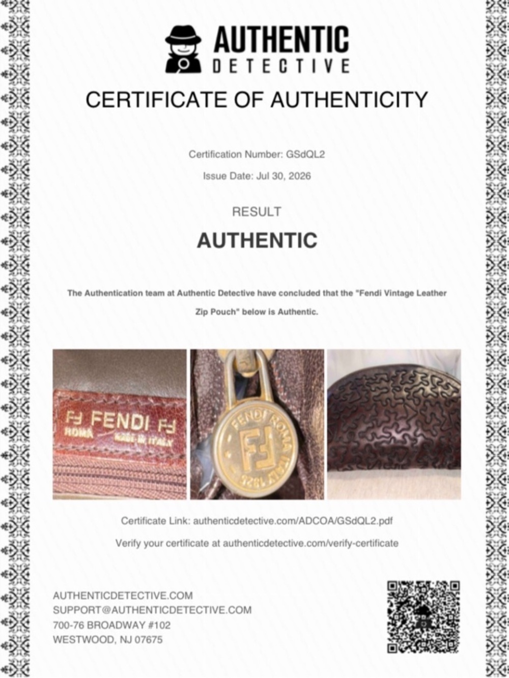 FENDI RARE AUTHENTIC VINTAGE FENDI ROMA ABSTRACT LEATHER APPLIQUÉ DOME CLUTCH - Picture 12 of 12